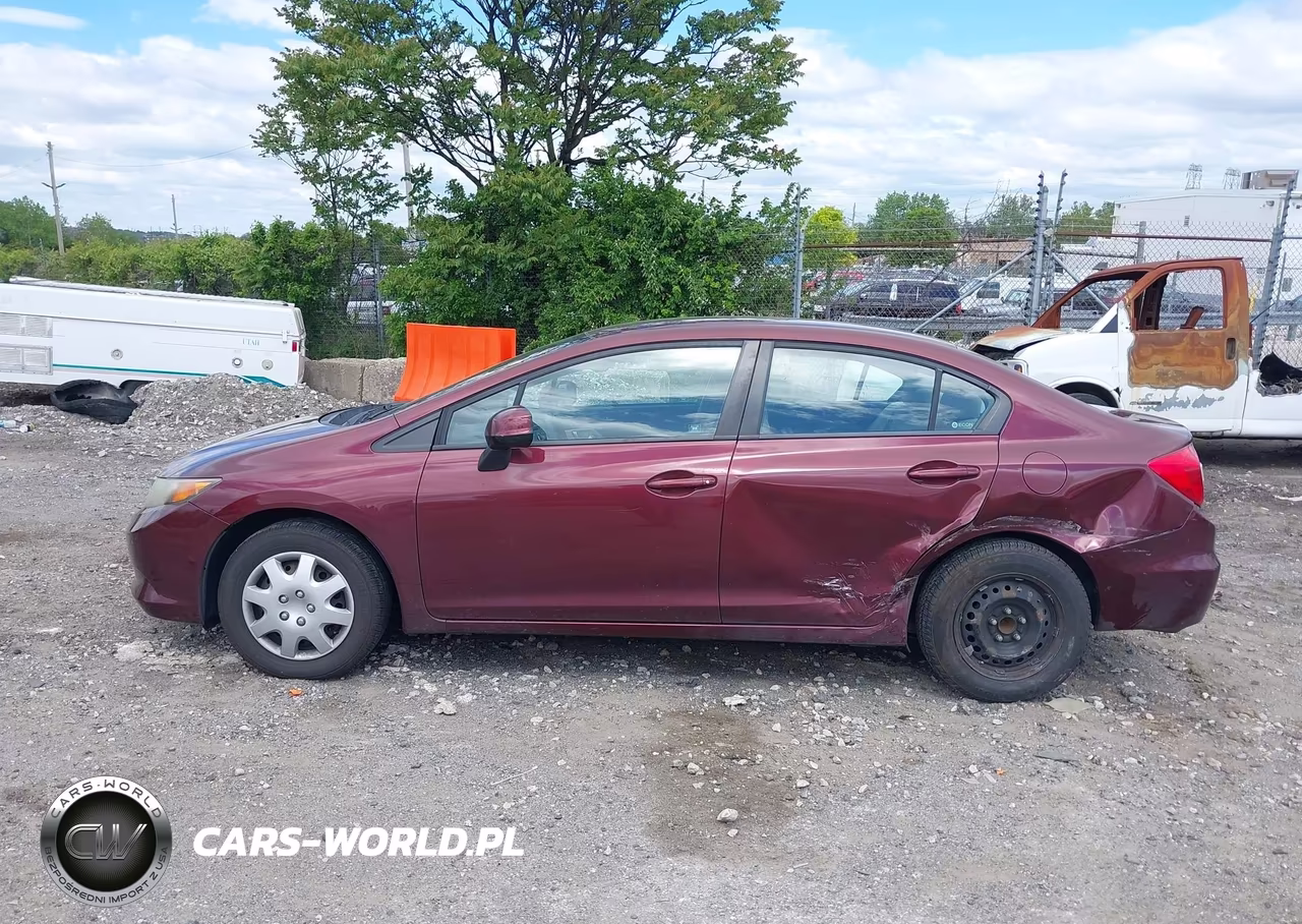 2012 Honda Civic Lx VIN:19XFB2F54CE390339 - 13