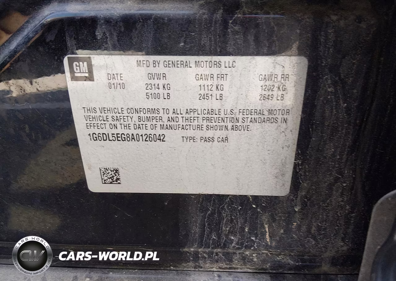 2010 Cadillac Cts Performance VIN:1G6DL5EG8A0126042 - 9