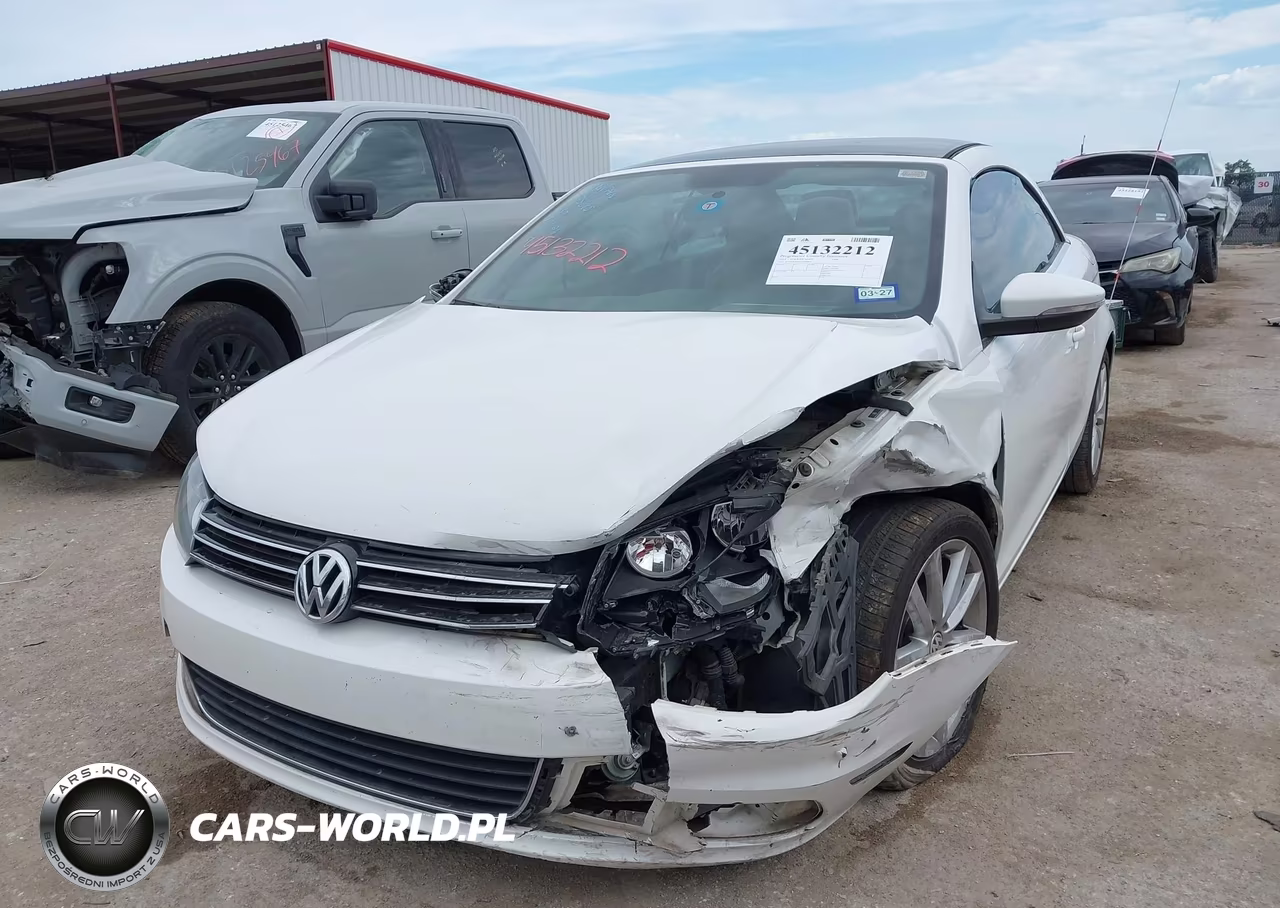 2014 Volkswagen Eos Komfort VIN:WVWBW8AH1EV000979 - 2