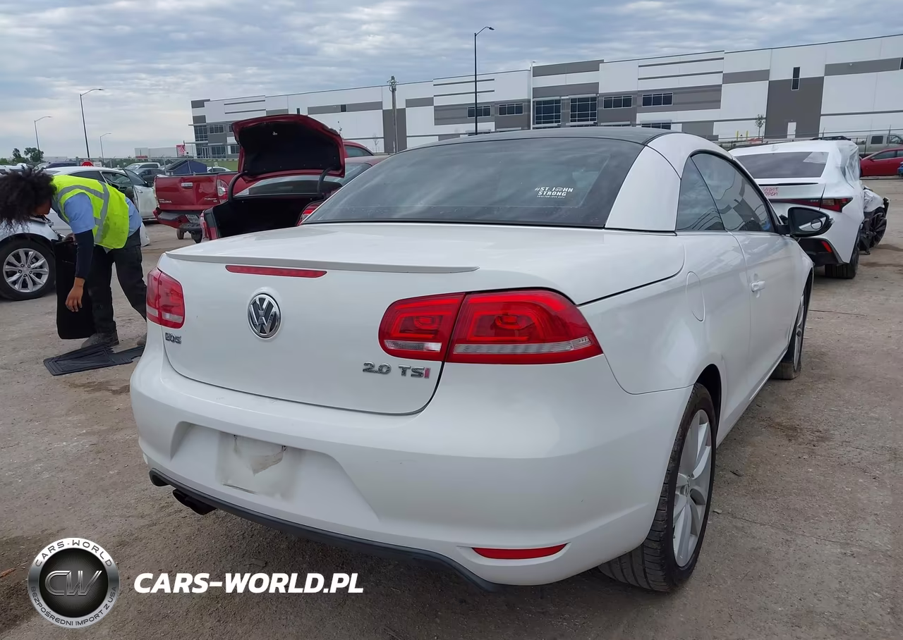 2014 Volkswagen Eos Komfort VIN:WVWBW8AH1EV000979 - 4