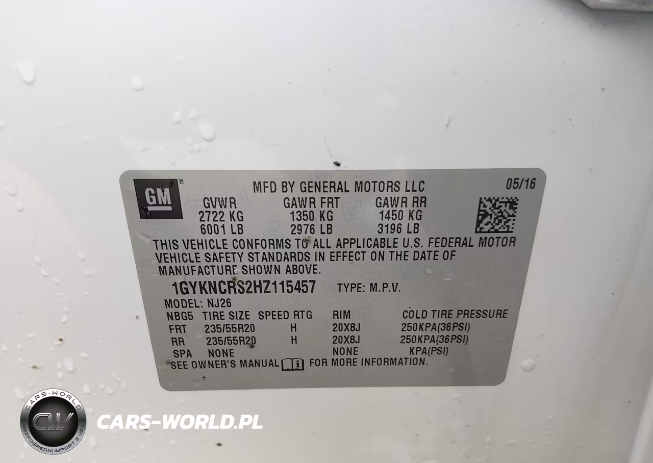 2017 Cadillac Xt5 Premium Luxury VIN:1GYKNCRS2HZ115457 - 9