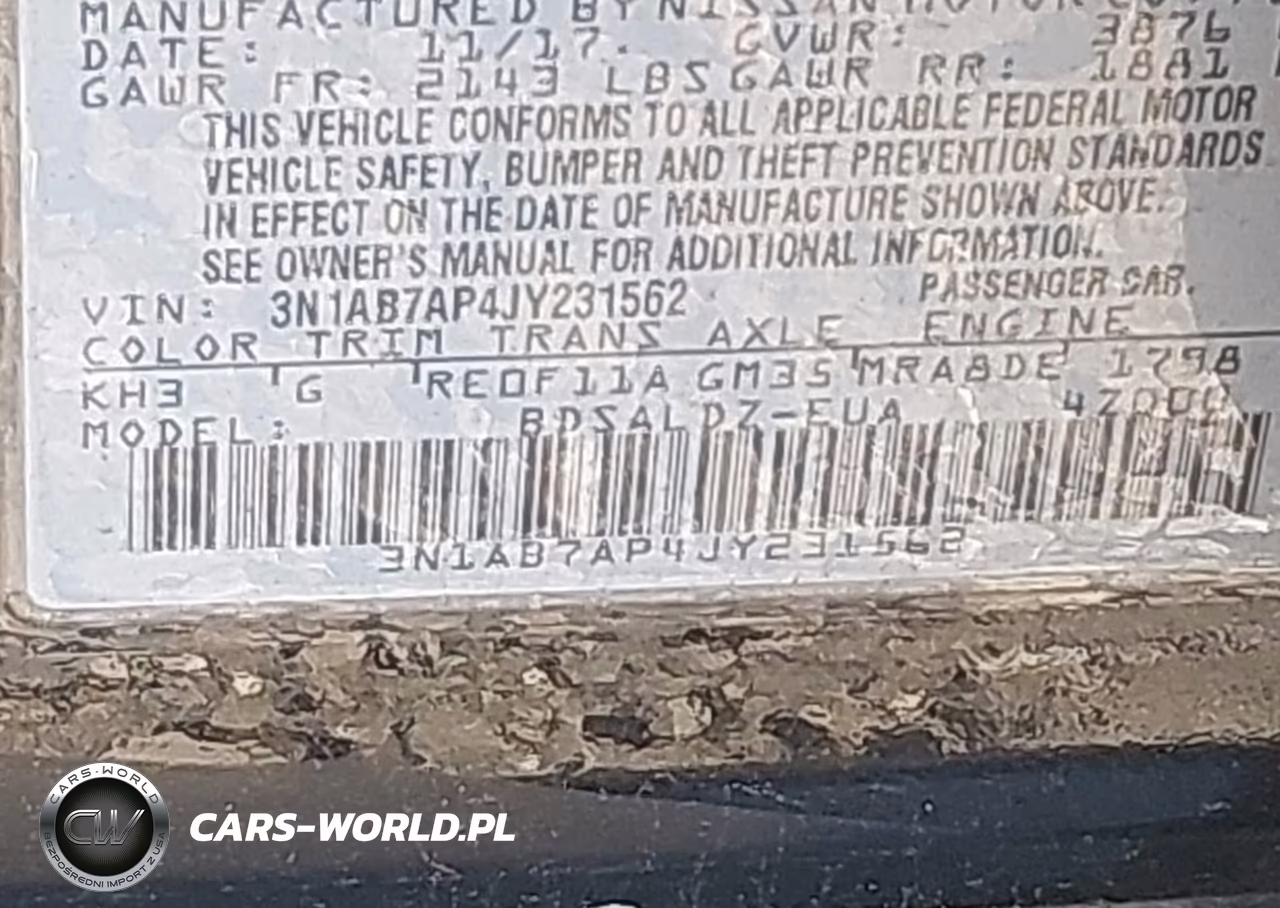 2018 Nissan Sentra Sv VIN:3N1AB7AP4JY231562 - 9