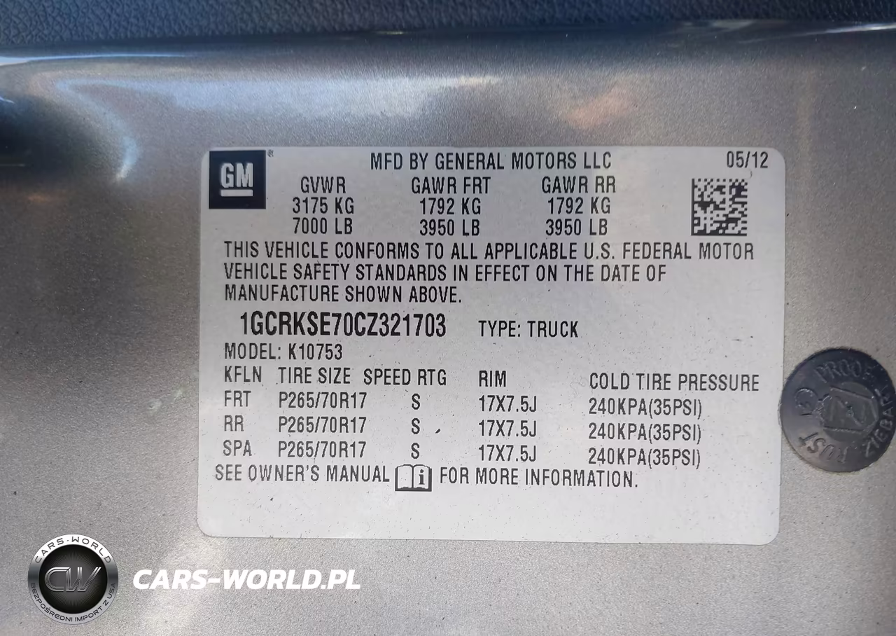 2012 Chevrolet Silverado 1500 Lt VIN:1GCRKSE70CZ321703 - 9