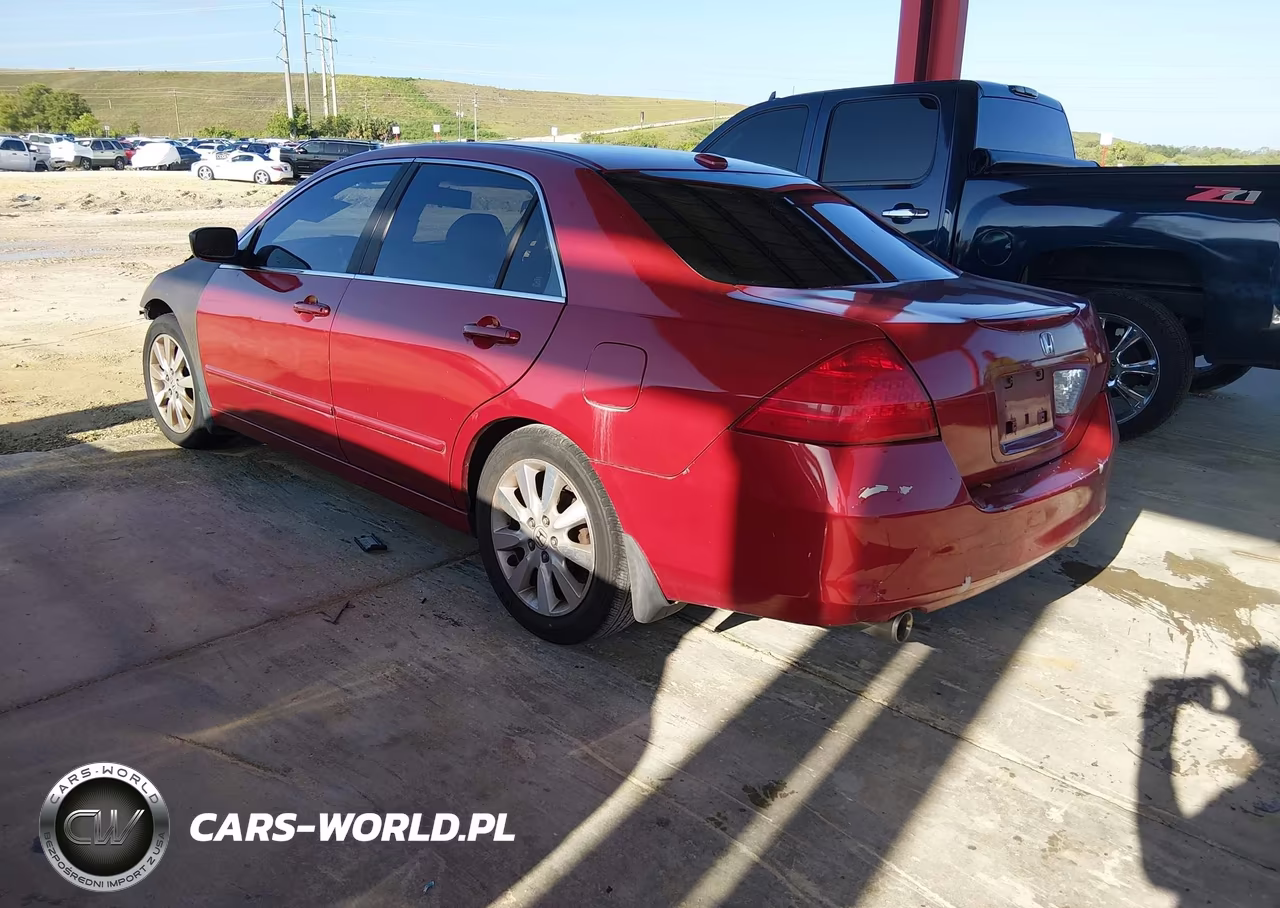2007 Honda Accord 3.0 Ex VIN:1HGCM66817A075491 - 3