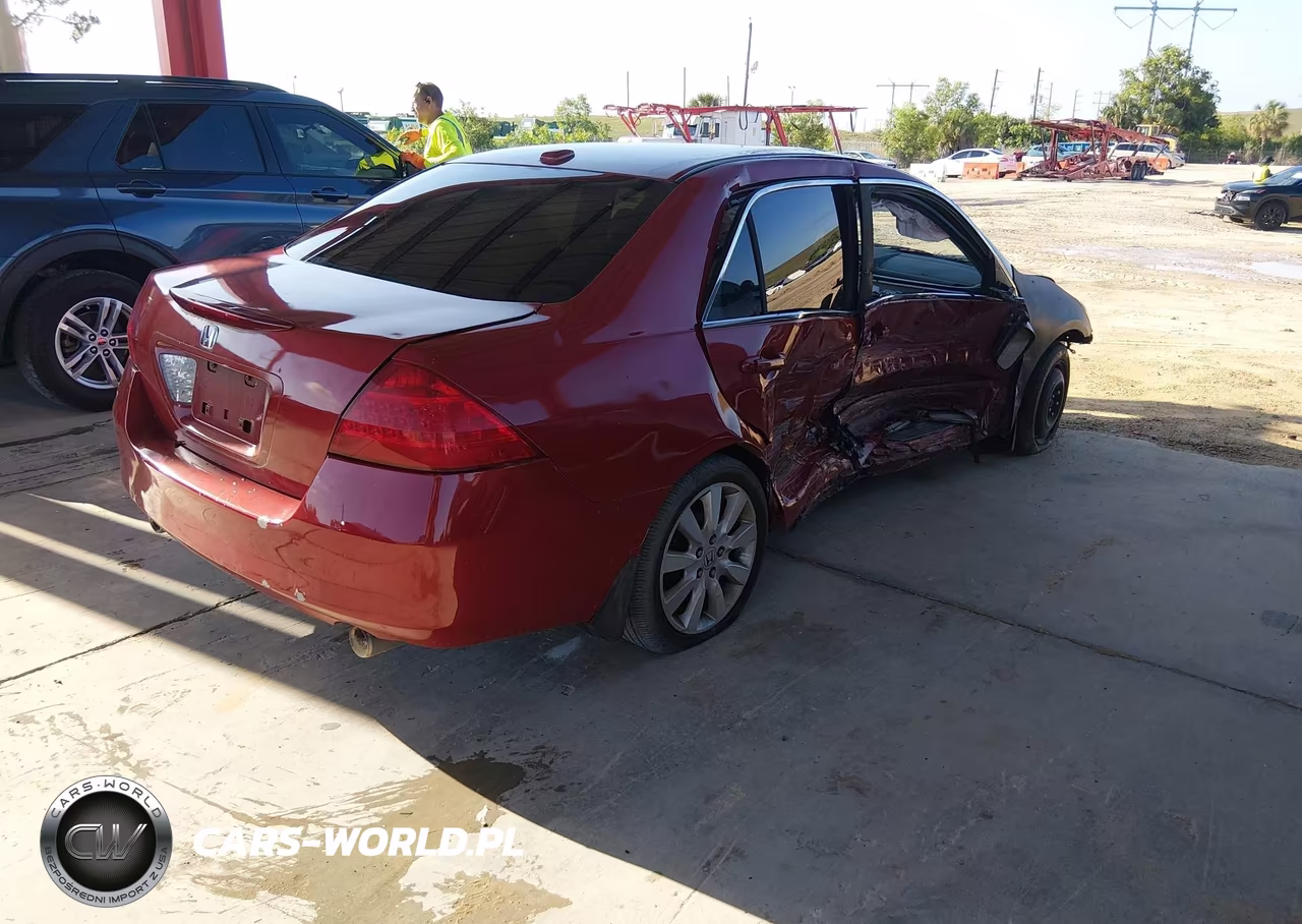 2007 Honda Accord 3.0 Ex VIN:1HGCM66817A075491 - 4