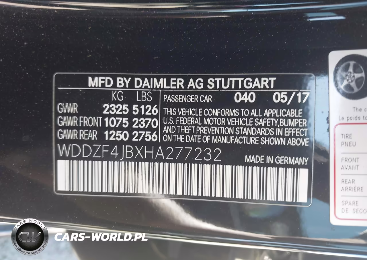 2017 Mercedes-Benz E 300 VIN:WDDZF4JBXHA277232 - 9