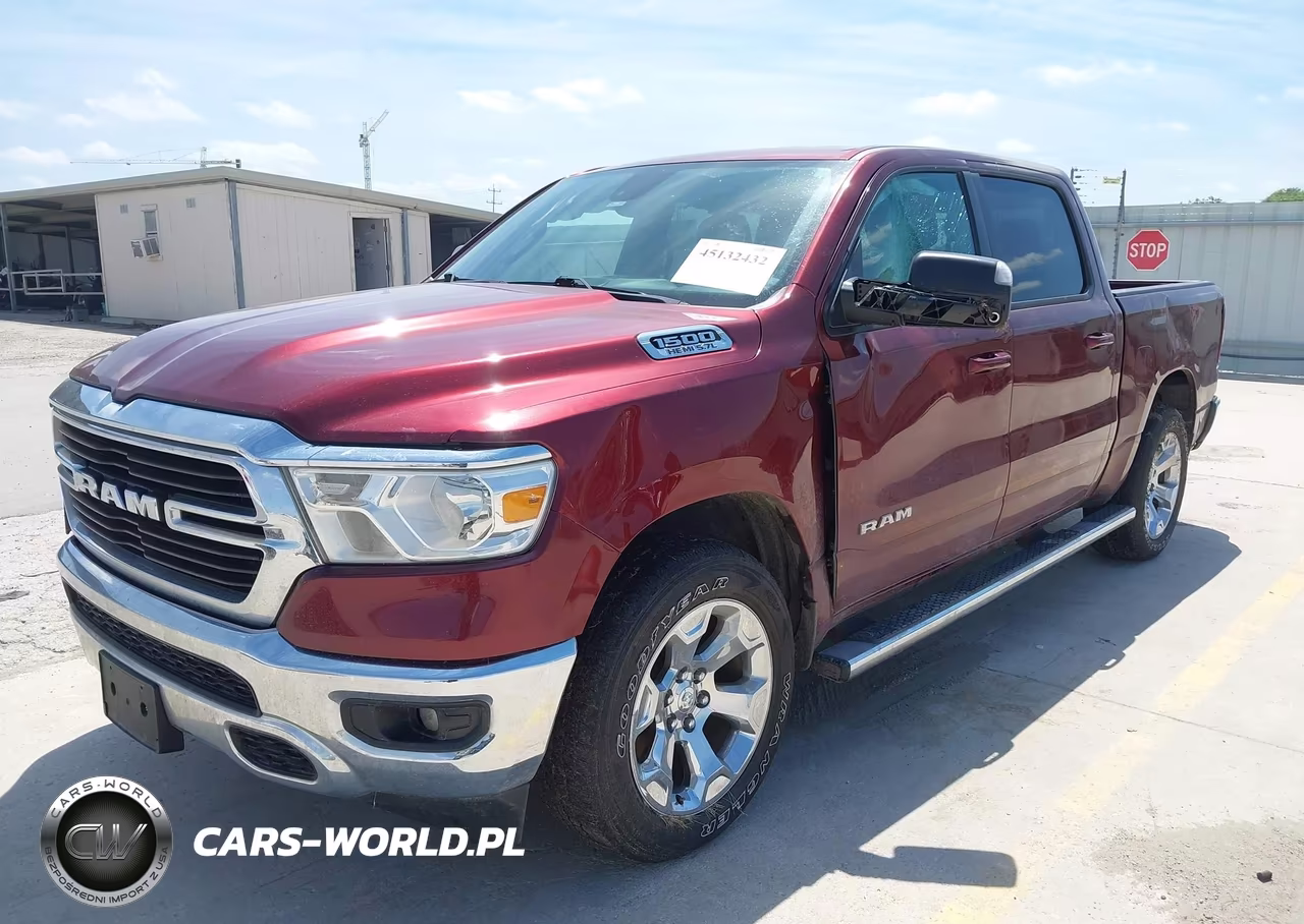 2021 Ram 1500 Lone Star 4X4 5'7 Box VIN:1C6SRFFTXMN829967 - 2
