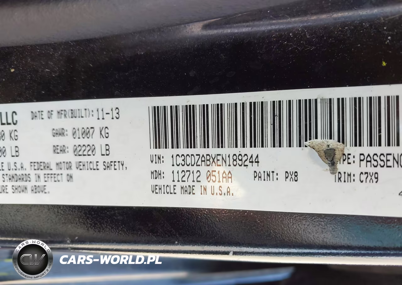 2014 Dodge Avenger Se VIN:1C3CDZABXEN189244 - 9