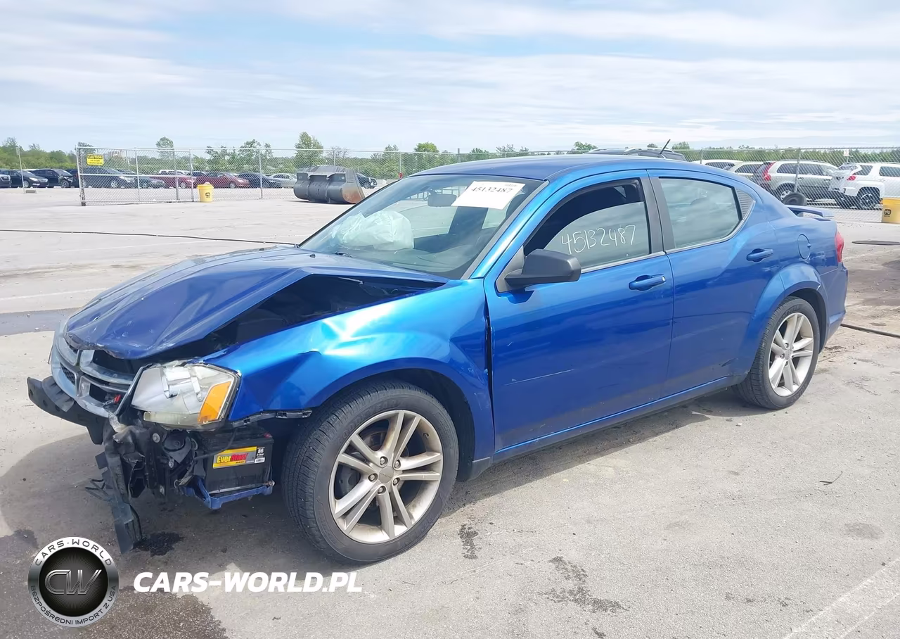2013 Dodge Avenger Se V6 VIN:1C3CDZAG9DN586454 - 2