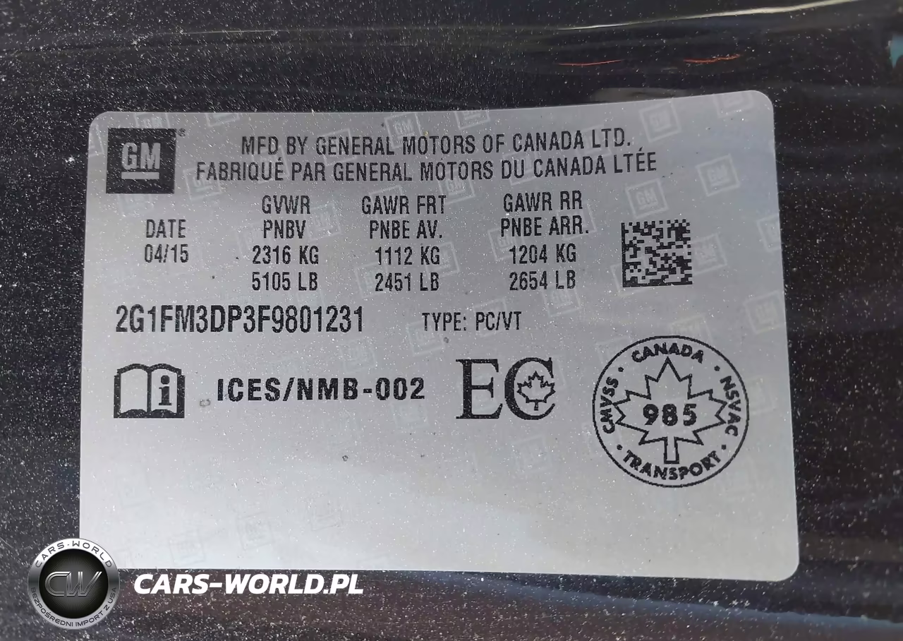 2015 Chevrolet Camaro Zl1 VIN:2G1FM3DP3F9801231 - 9