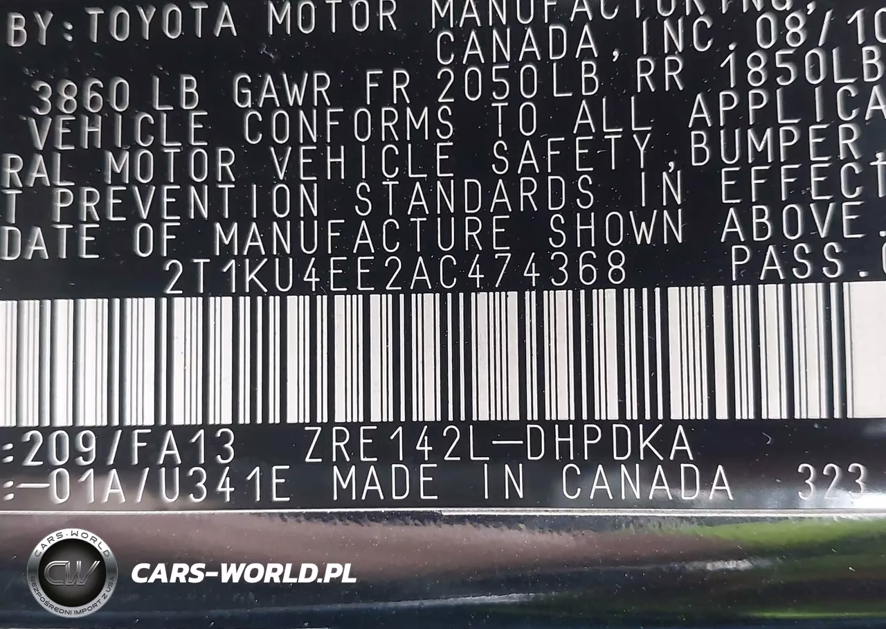 2010 Toyota Matrix VIN:2T1KU4EE2AC474368 - 9