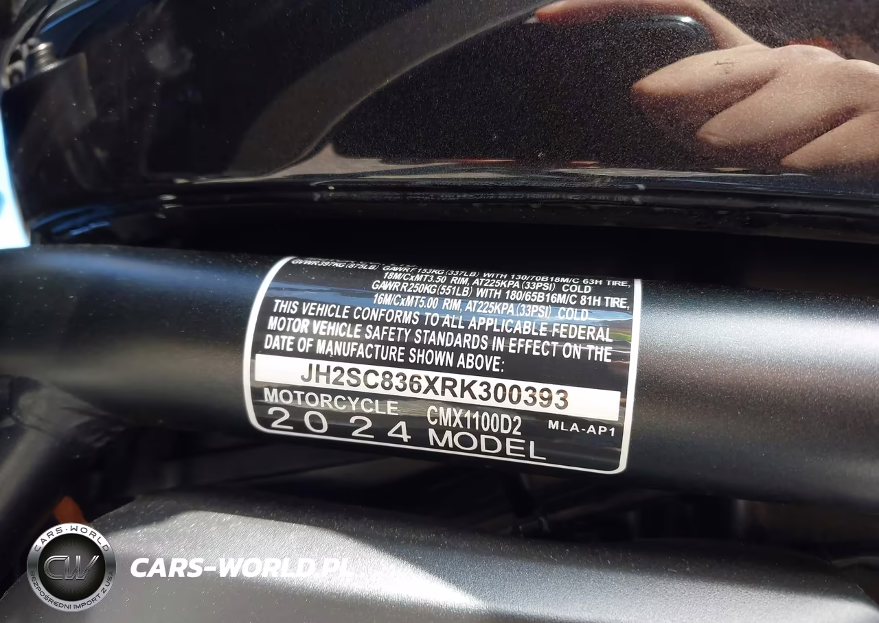 2024 Honda Cmx1100 T VIN:JH2SC836XRK300393 - 10