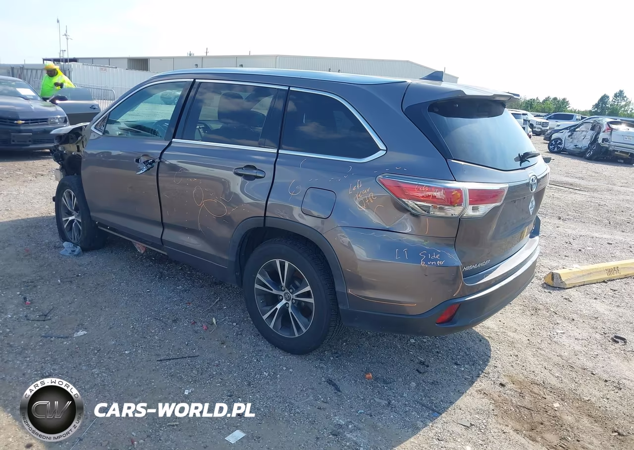 2016 Toyota Highlander Xle V6 VIN:5TDKKRFH6GS155759 - 3