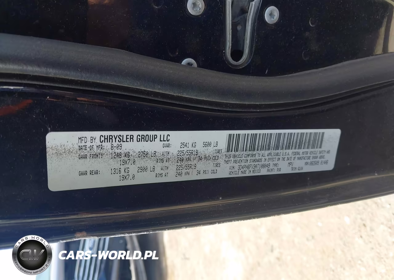 2010 Dodge Journey R-T VIN:3D4PH6FV3AT108049 - 9