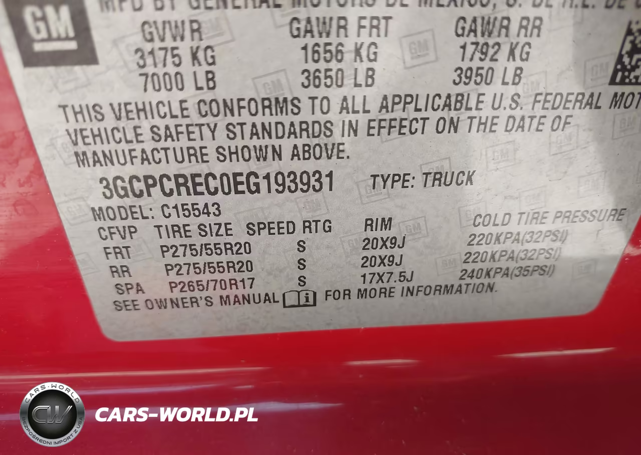 2014 Chevrolet Silverado 1500 1Lt VIN:3GCPCREC0EG193931 - 9