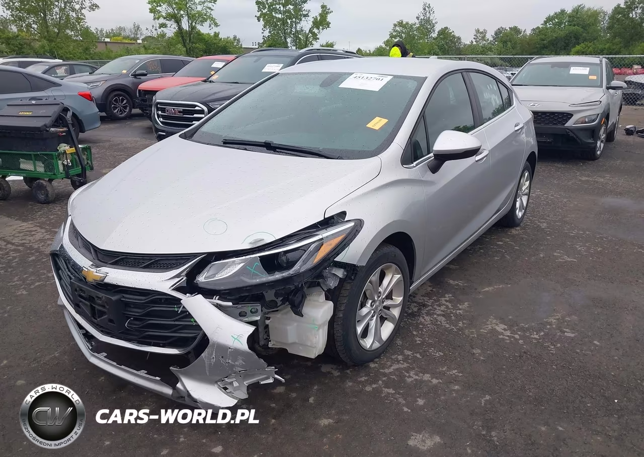 2019 Chevrolet Cruze Lt VIN:3G1BE6SM2KS565044 - 2