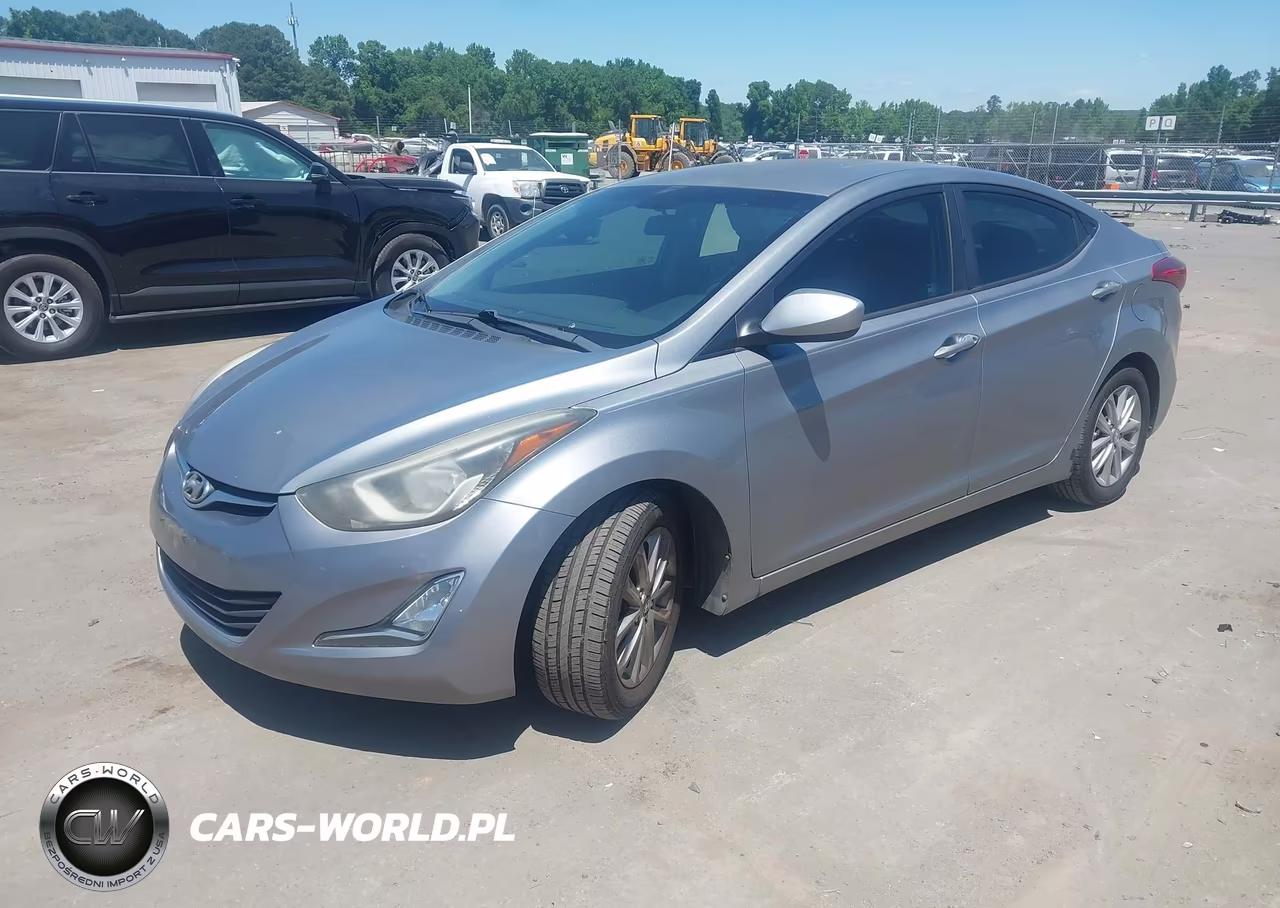 2014 Hyundai Elantra Se VIN:KMHDH4AE9EU122377 - 2