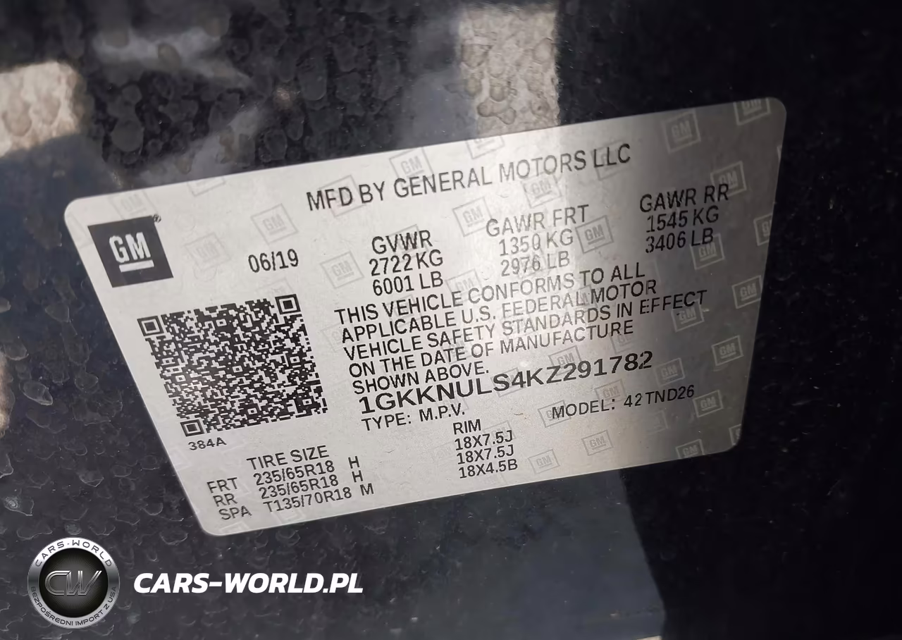 2019 GMC Acadia Slt-1 VIN:1GKKNULS4KZ291782 - 9