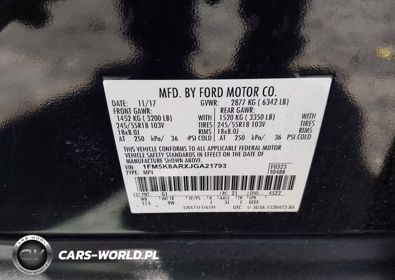 2018 Ford Police Interceptor Utility VIN:1FM5K8ARXJGA21793 - 9