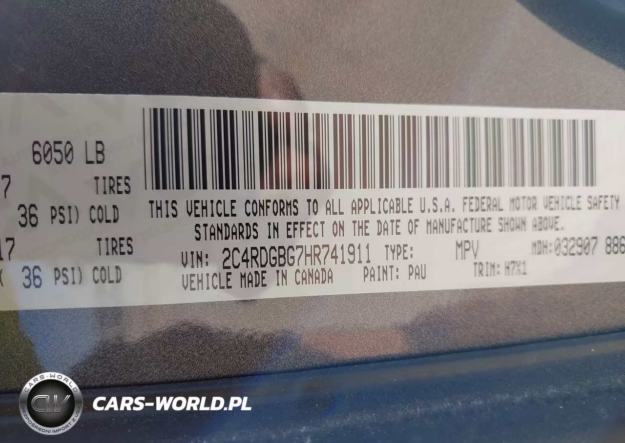 2017 Dodge Grand Caravan Se VIN:2C4RDGBG7HR741911 - 9