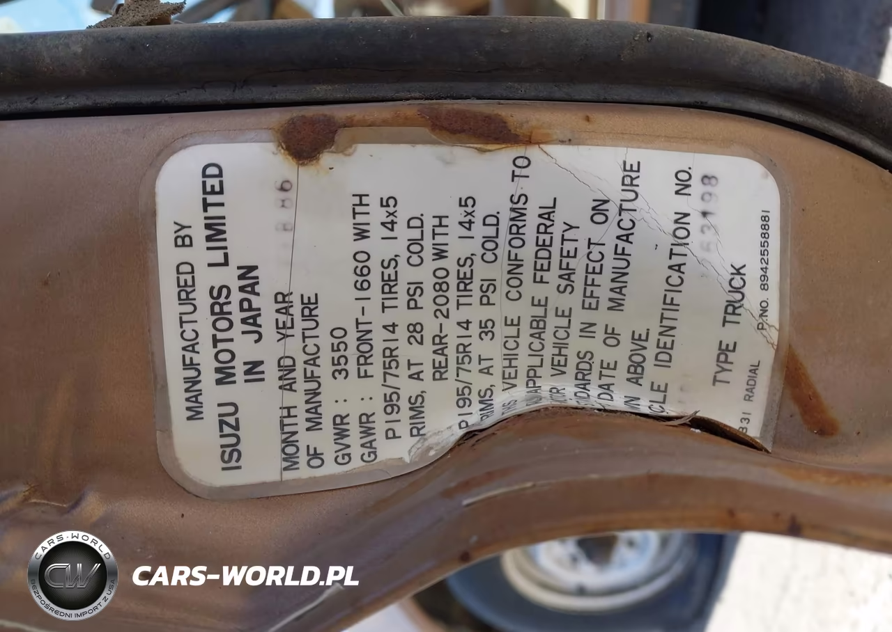 1986 Isuzu Pup VIN:JAABL14AXG0763198 - 9