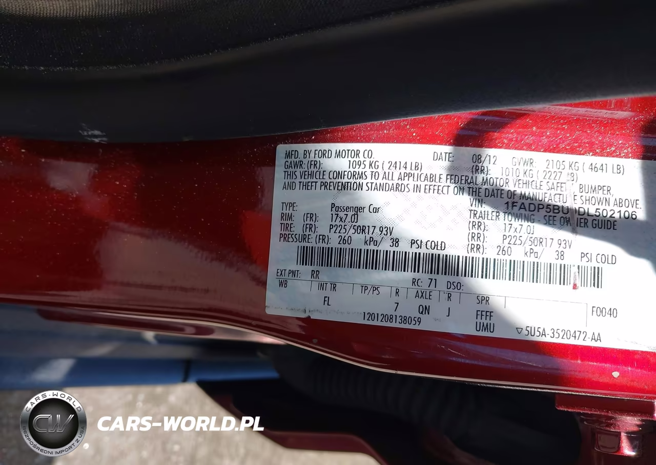 2013 Ford C-Max Hybrid Sel VIN:1FADP5BU9DL502106 - 9