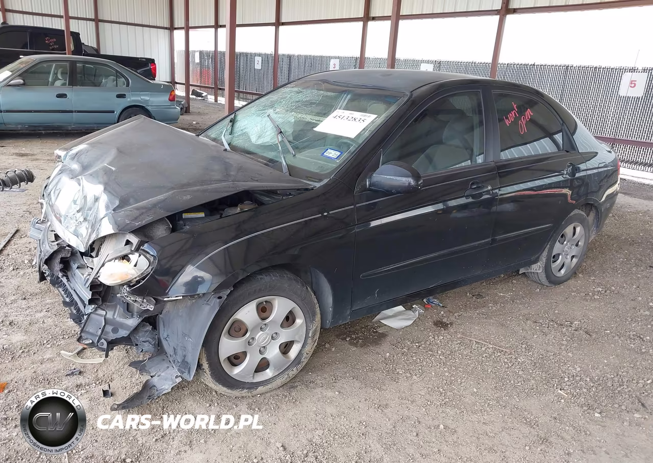 2007 Kia Spectra Ex VIN:KNAFE121875396681 - 2