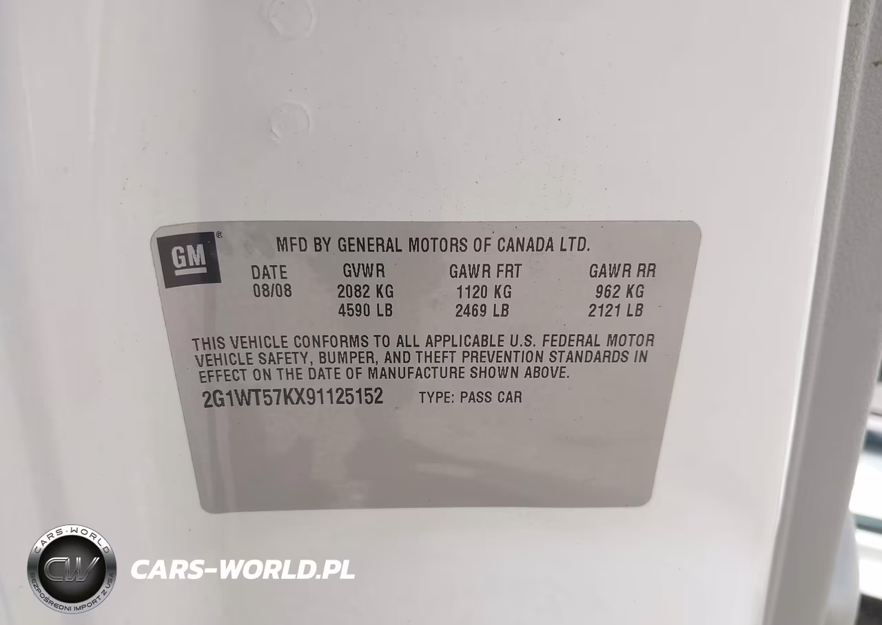 2009 Chevrolet Impala Lt VIN:2G1WT57KX91125152 - 9