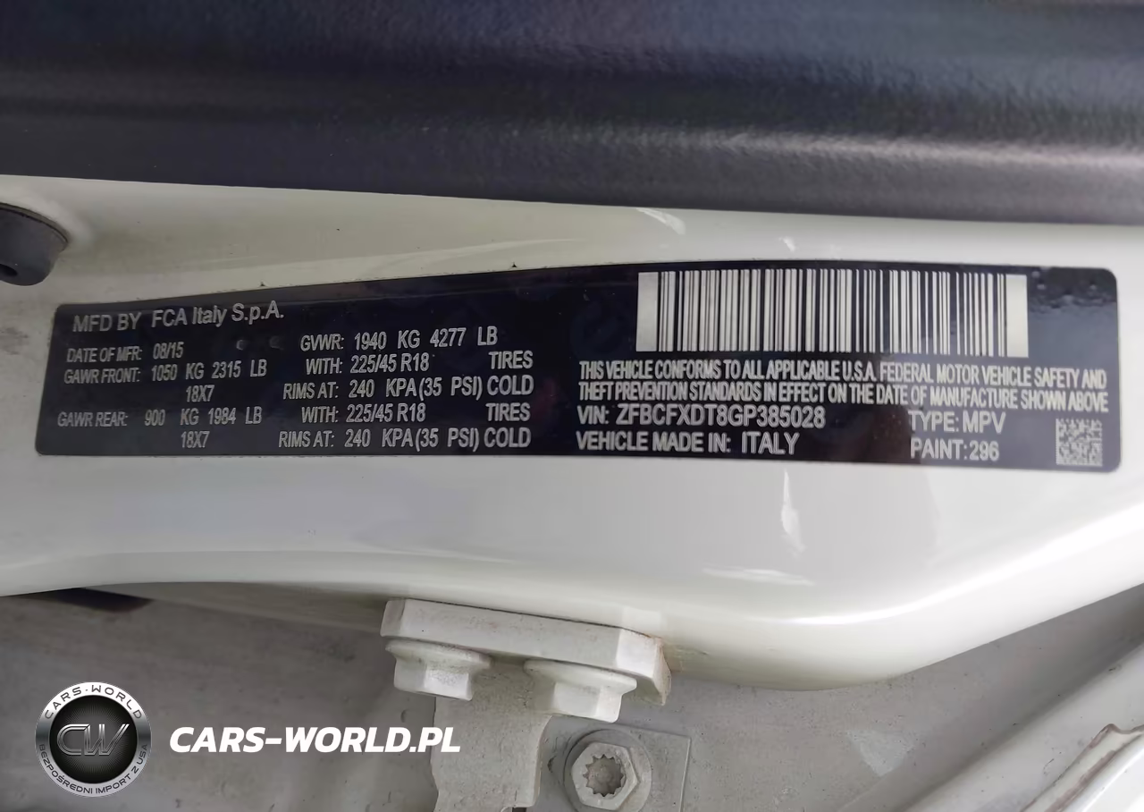 2016 Fiat 500X Lounge VIN:ZFBCFXDT8GP385028 - 9