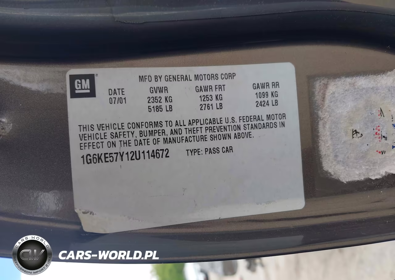 2002 Cadillac Deville Dhs VIN:1G6KE57Y12U114672 - 9