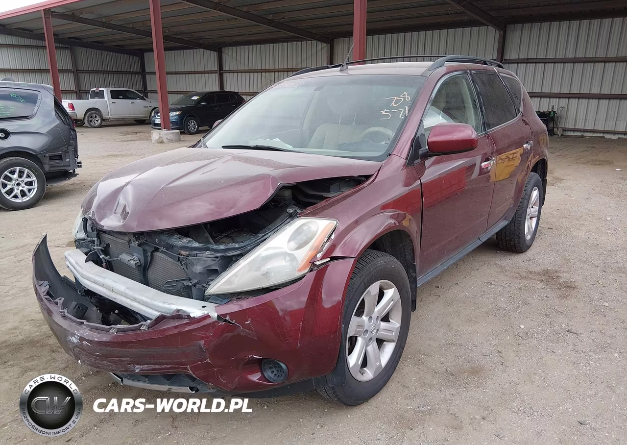 2007 Nissan Murano S VIN:JN8AZ08W97W618934 - 2