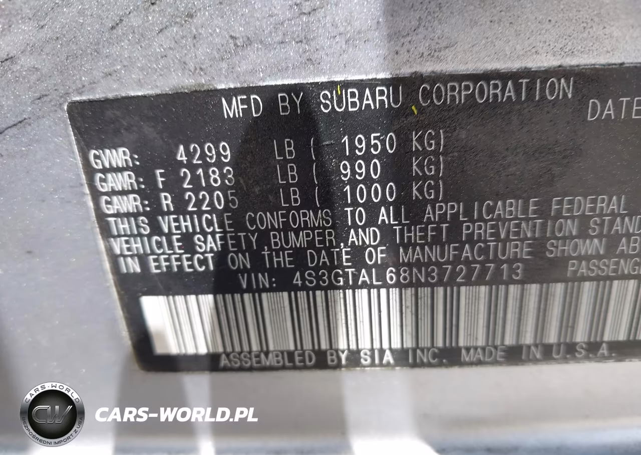 2022 Subaru Impreza Sport 5-Door VIN:4S3GTAL68N3727713 - 9