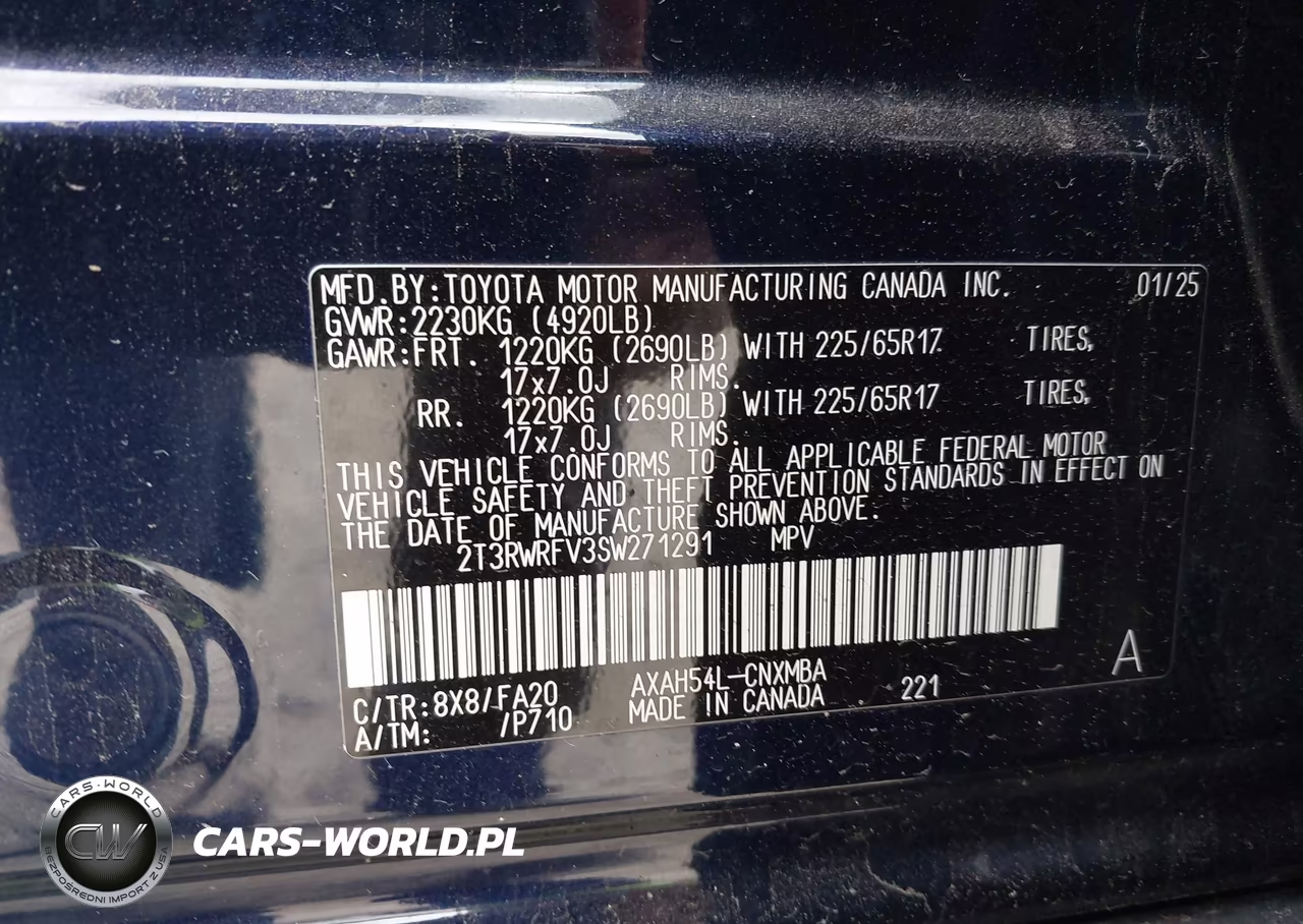 2025 Toyota Rav4 Hybrid Xle VIN:2T3RWRFV3SW271291 - 9