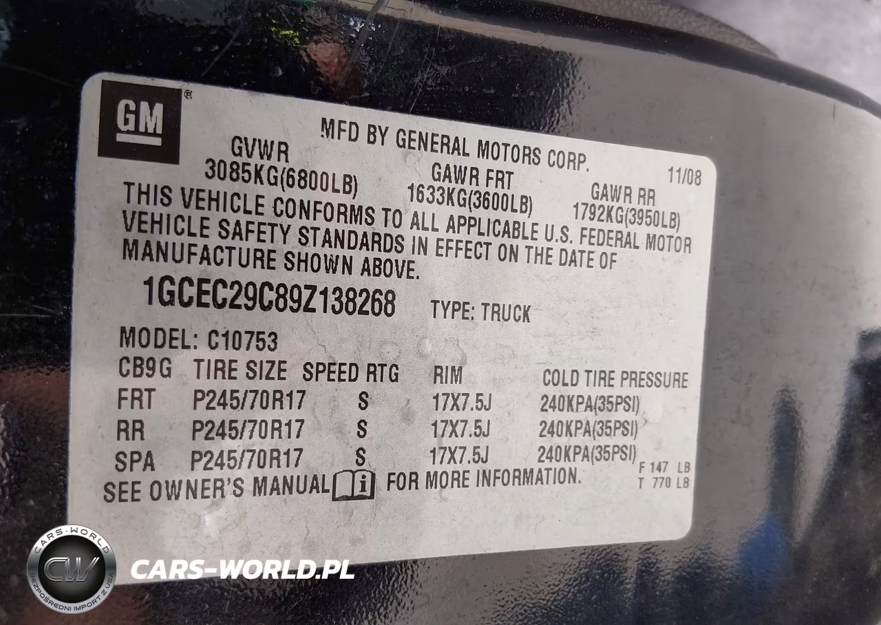 2009 Chevrolet Silverado 1500 Lt VIN:1GCEC29C89Z138268 - 9