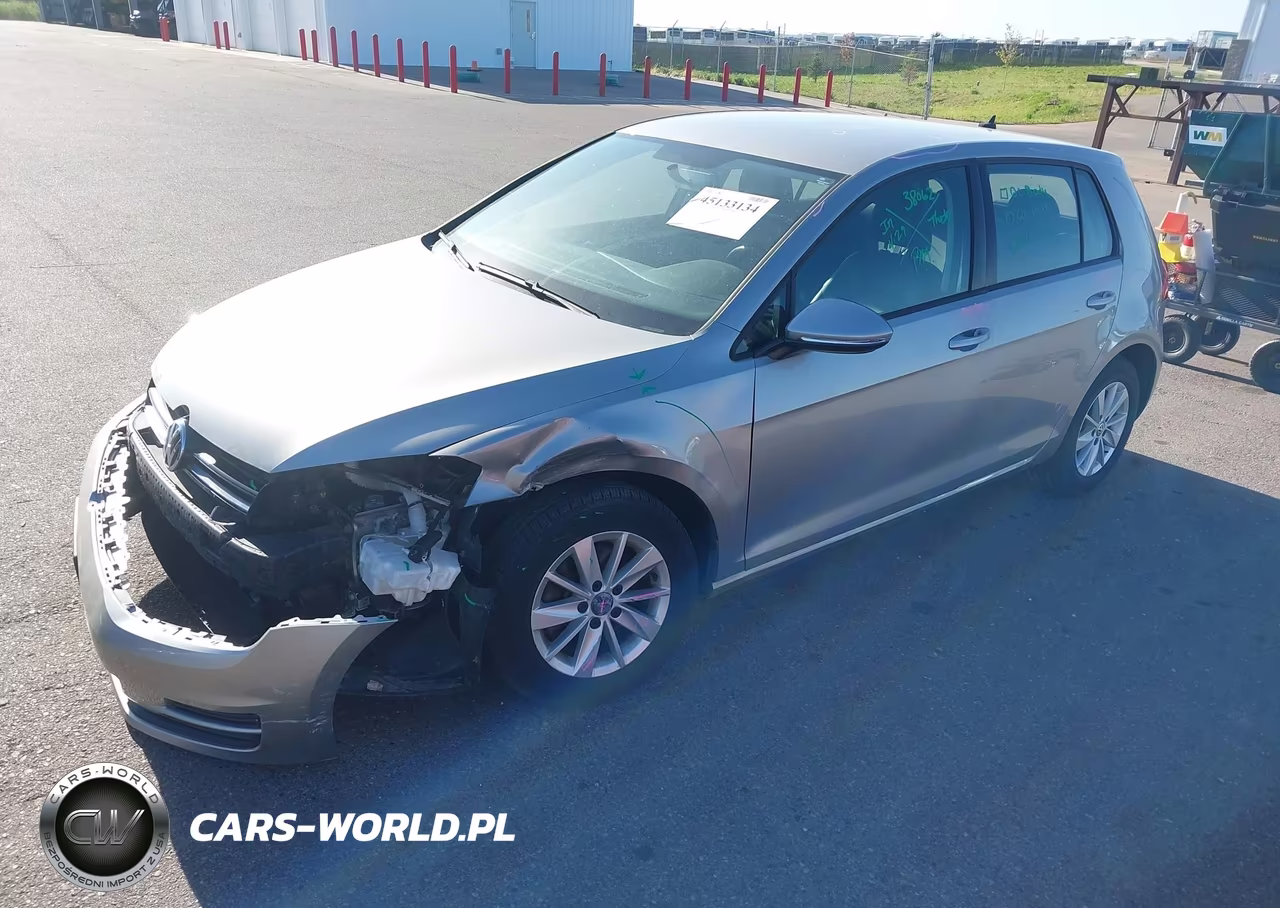 2015 Volkswagen Golf Tsi S 4-Door VIN:3VW217AU5FM020862 - 2