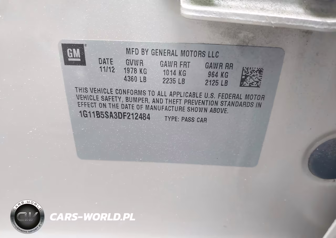 2013 Chevrolet Malibu 1Ls VIN:1G11B5SA3DF212484 - 9