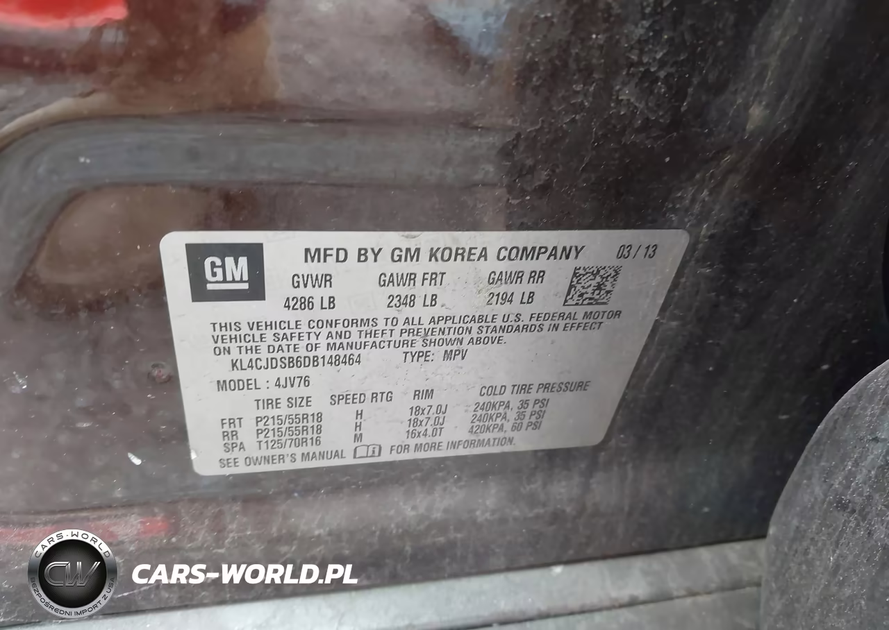 2013 Buick Encore Premium VIN:KL4CJDSB6DB148464 - 9