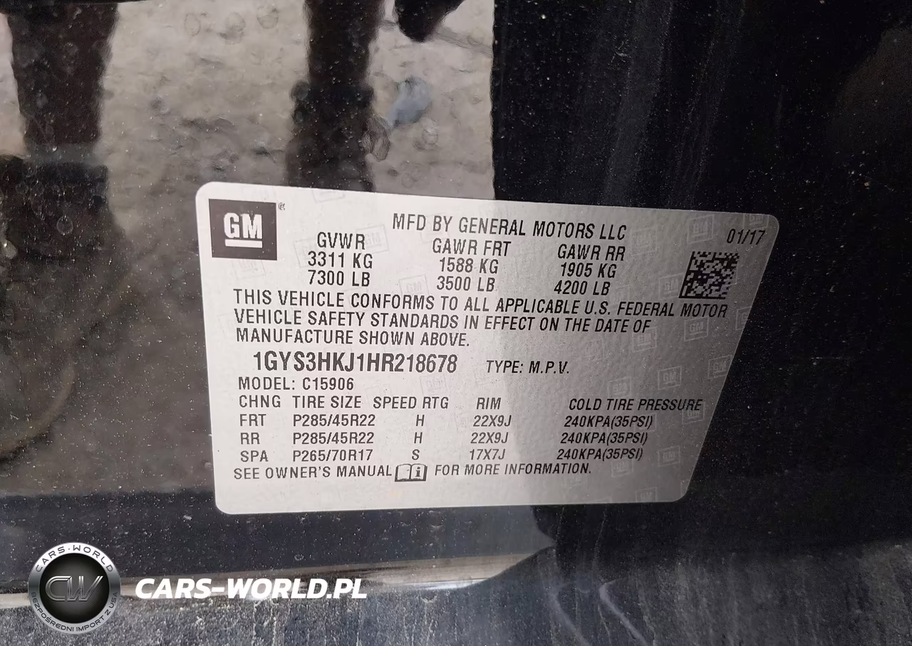 2017 Cadillac Escalade Esv Luxury VIN:1GYS3HKJ1HR218678 - 9