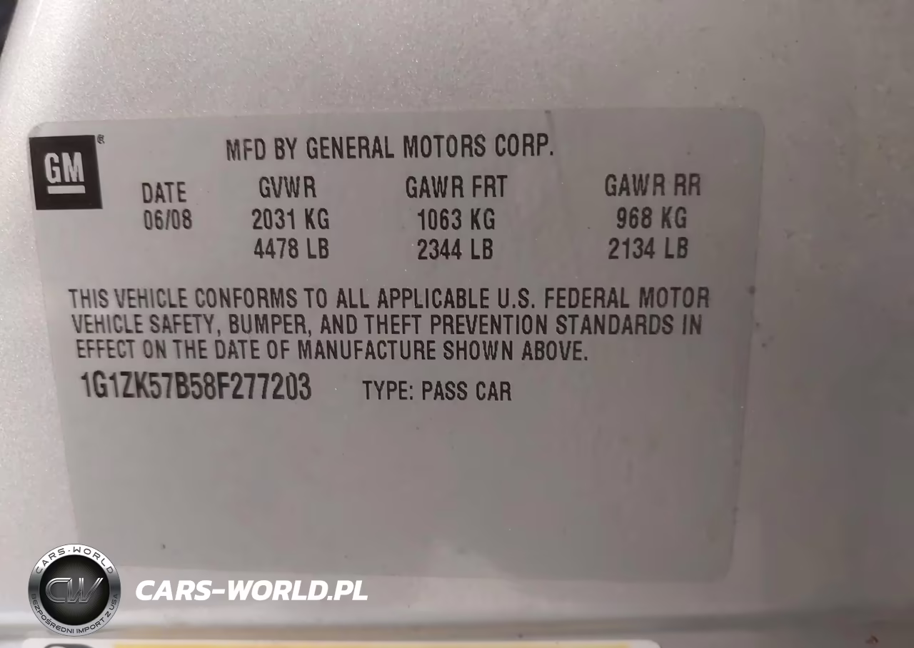 2008 Chevrolet Malibu Ltz VIN:1G1ZK57B58F277203 - 9