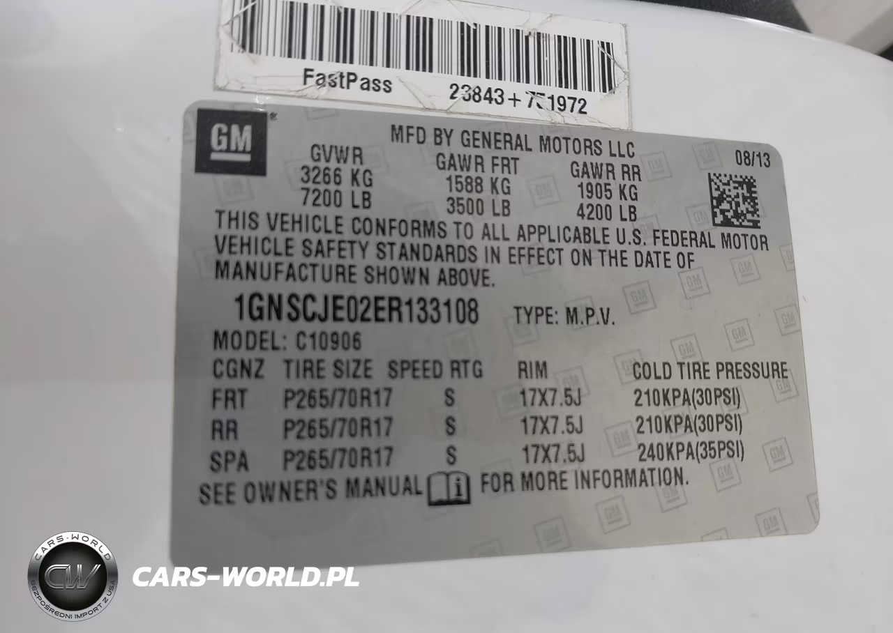 2014 Chevrolet Suburban 1500 Lt VIN:1GNSCJE02ER133108 - 9