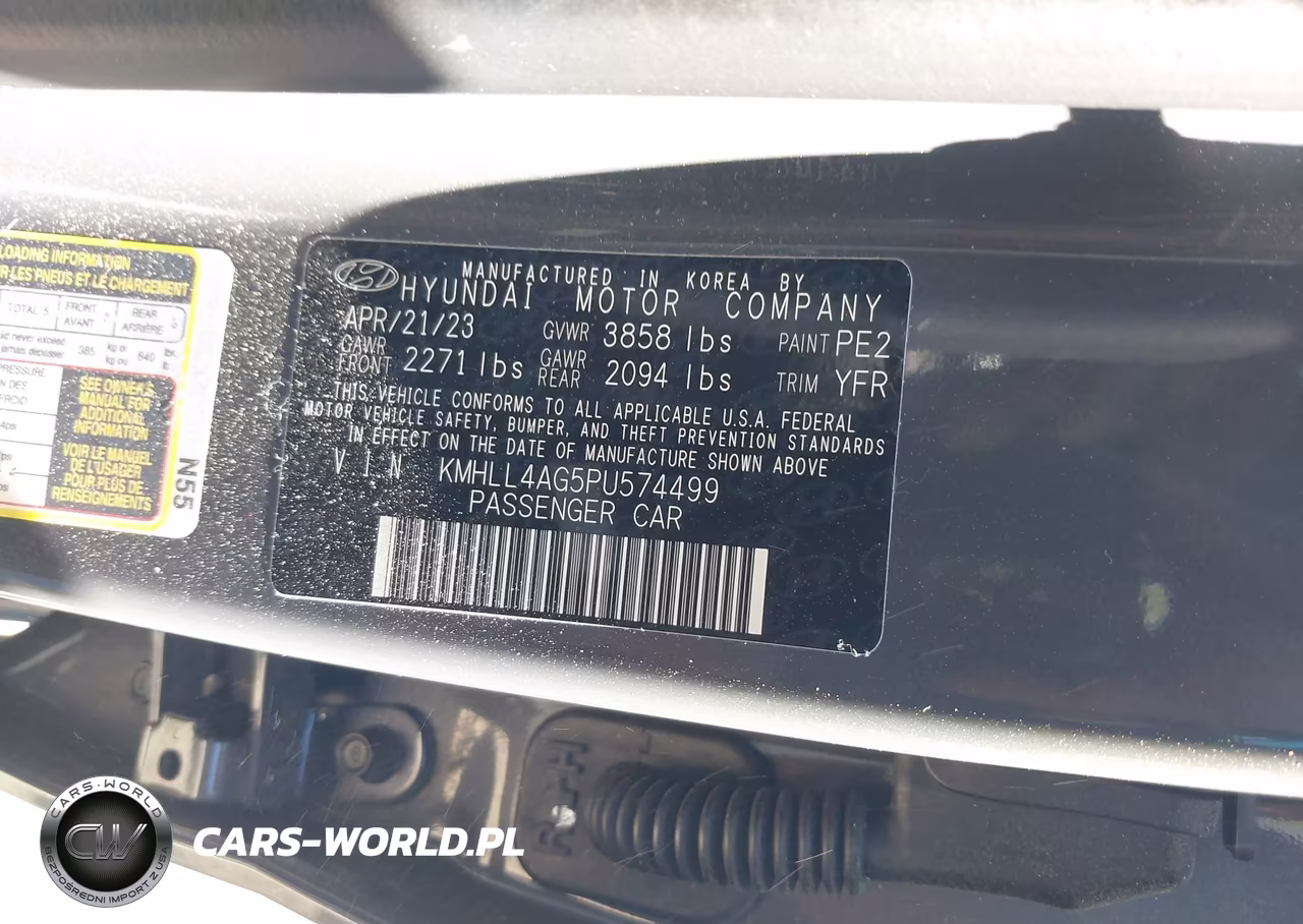 2023 Hyundai Elantra Se VIN:KMHLL4AG5PU574499 - 9