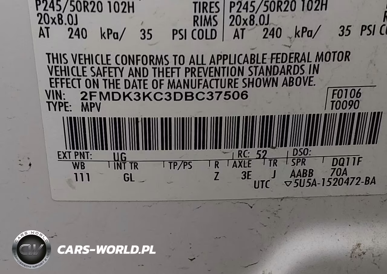 2013 Ford Edge Limited VIN:2FMDK3KC3DBC37506 - 9