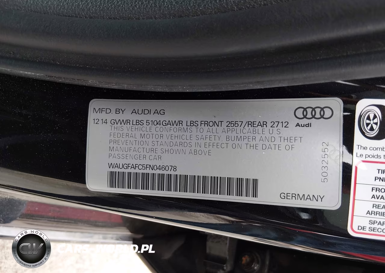 2015 Audi A6 2.0T Premium VIN:WAUGFAFC5FN046078 - 9