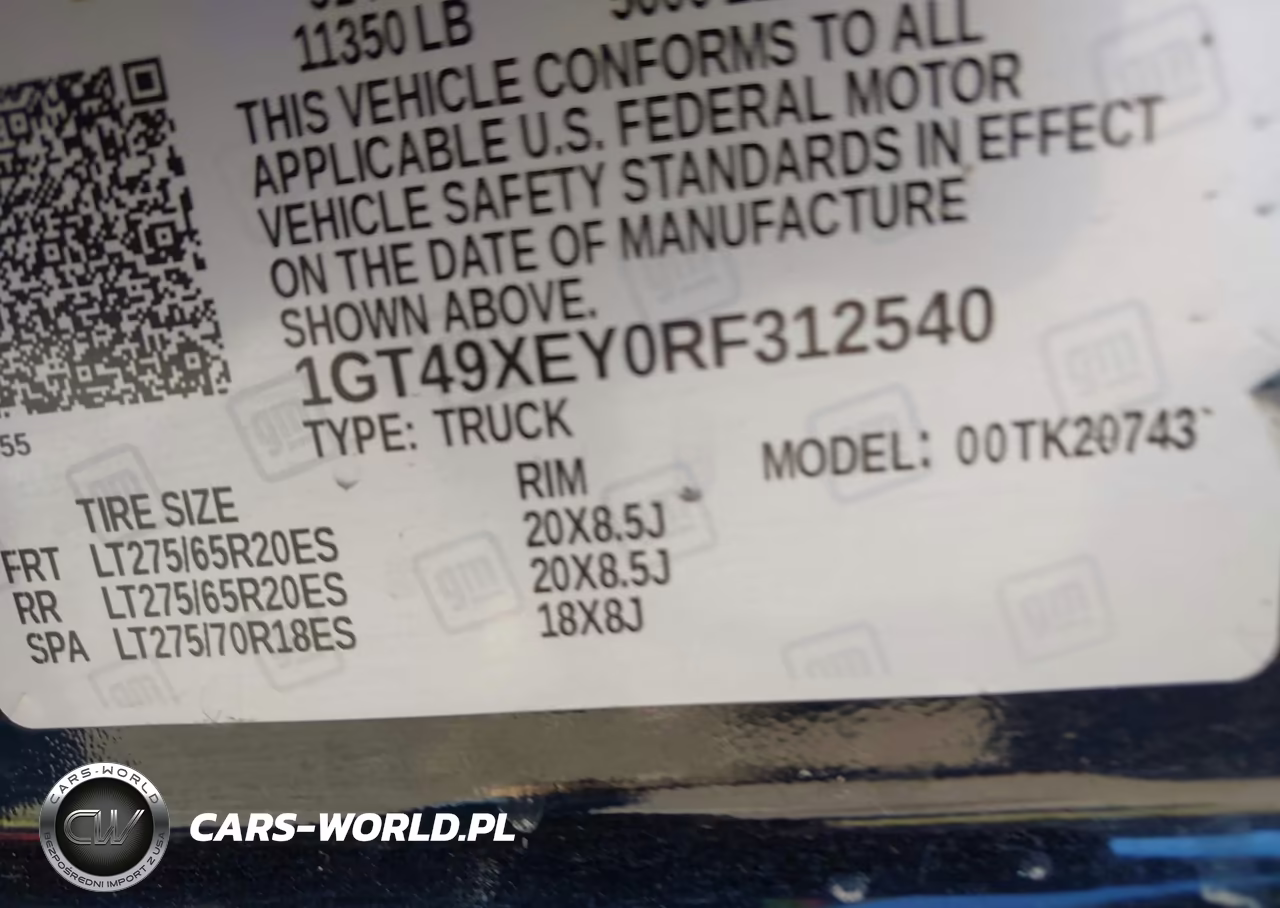 2024 GMC Sierra 2500Hd 4Wd Standard Bed Denali Ultimate VIN:1GT49XEY0RF312540 - 8
