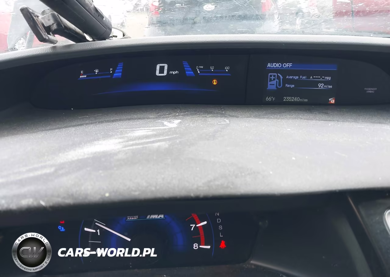 2013 Honda Civic Hybrid VIN:19XFB4F21DE002485 - 7