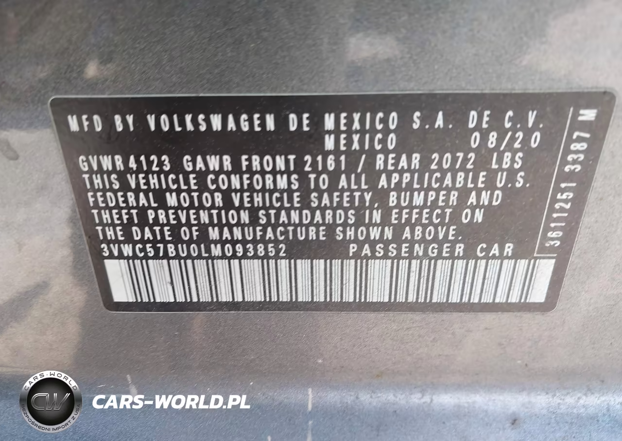 2020 Volkswagen Jetta 1.4T R-Line-1.4T S-1.4T Se VIN:3VWC57BU0LM093852 - 9