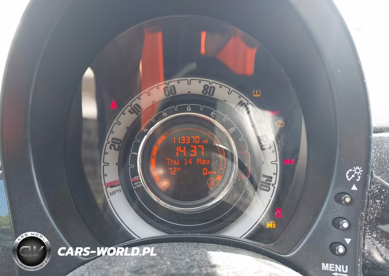 2013 Fiat 500 Lounge VIN:3C3CFFCR5DT573885 - 7