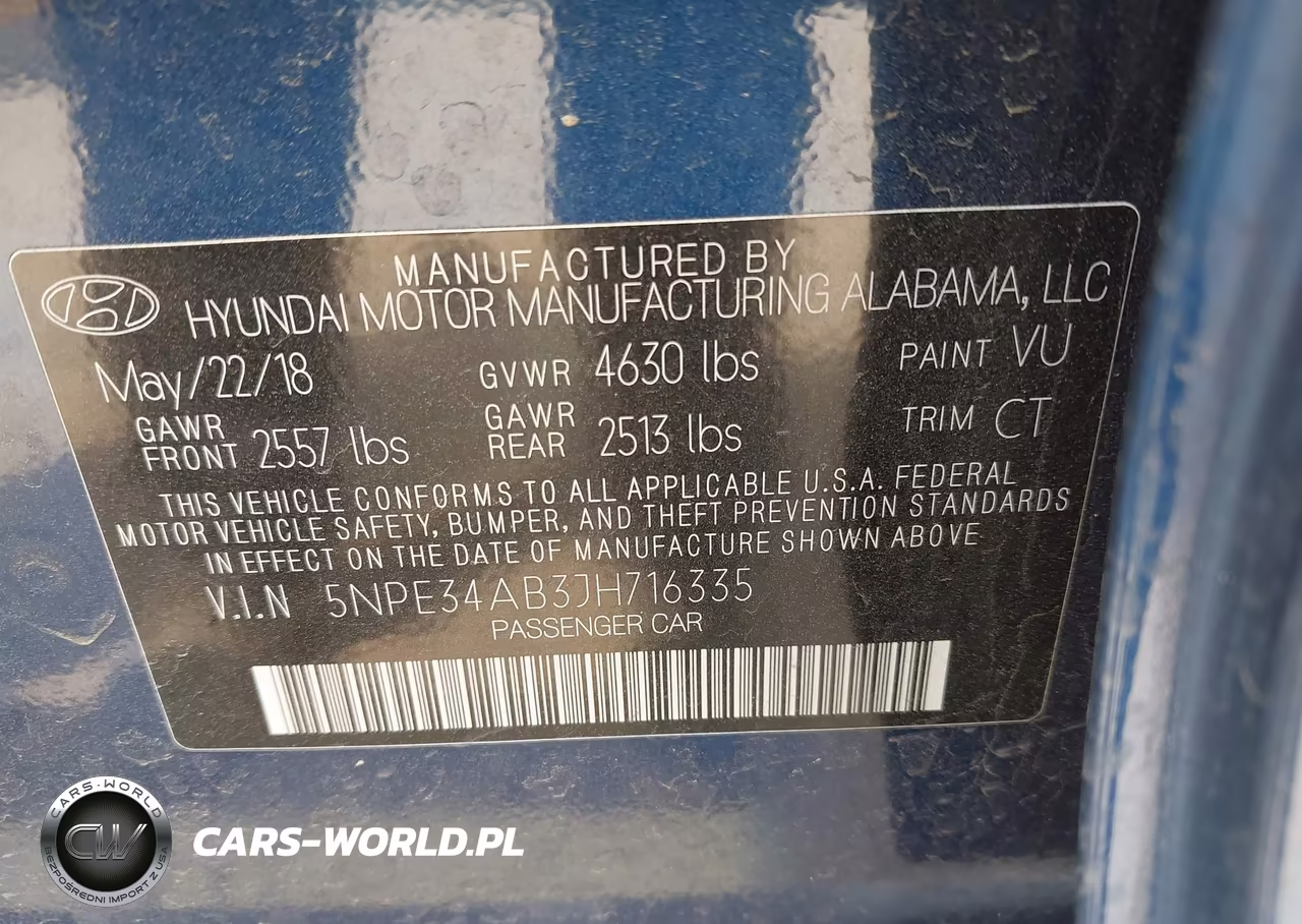 2018 Hyundai Sonata Limited 2.0T+ VIN:5NPE34AB3JH716335 - 9