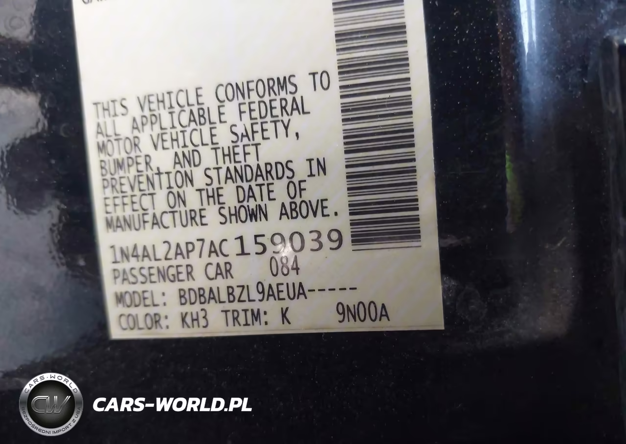 2010 Nissan Altima 2.5 S VIN:1N4AL2AP7AC159039 - 9