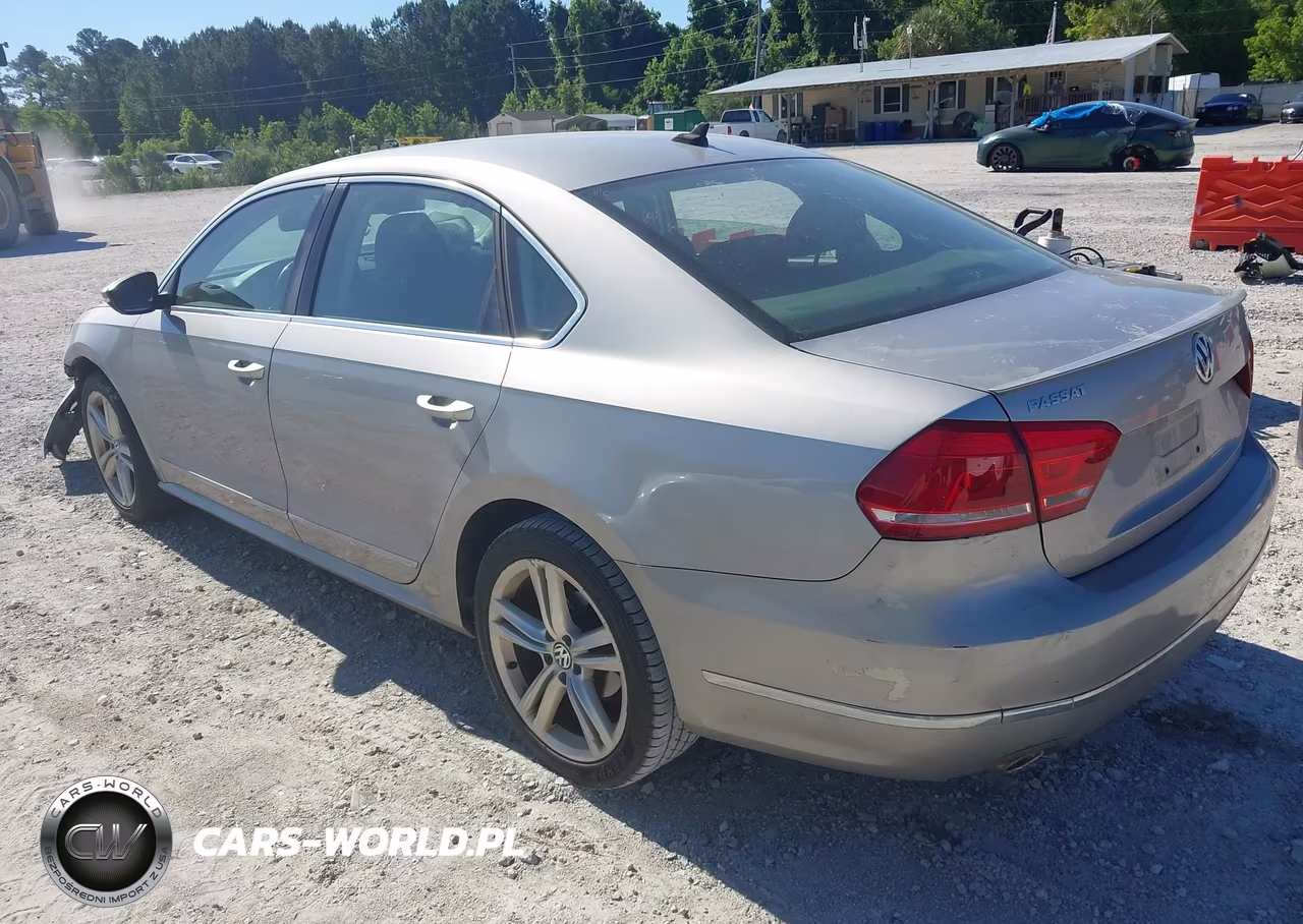 2012 Volkswagen Passat 2.0L Tdi Sel Premium VIN:1VWCN7A32CC025269 - 3